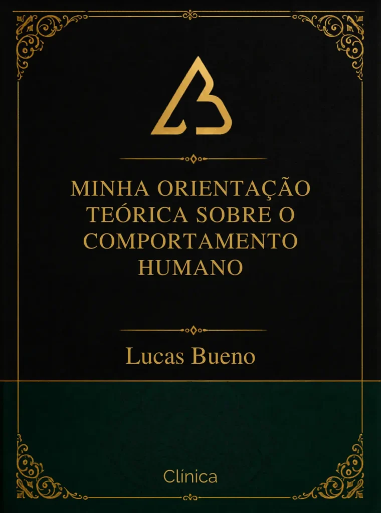 Capa - MINHA ORIENTAÇÃO TEÓRICA SOBRE O COMPORTAMENTO HUMANO v1