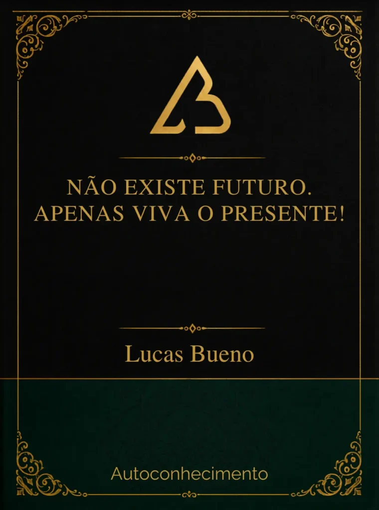 Capa - Não existe futuro. Apenas viva o presente!