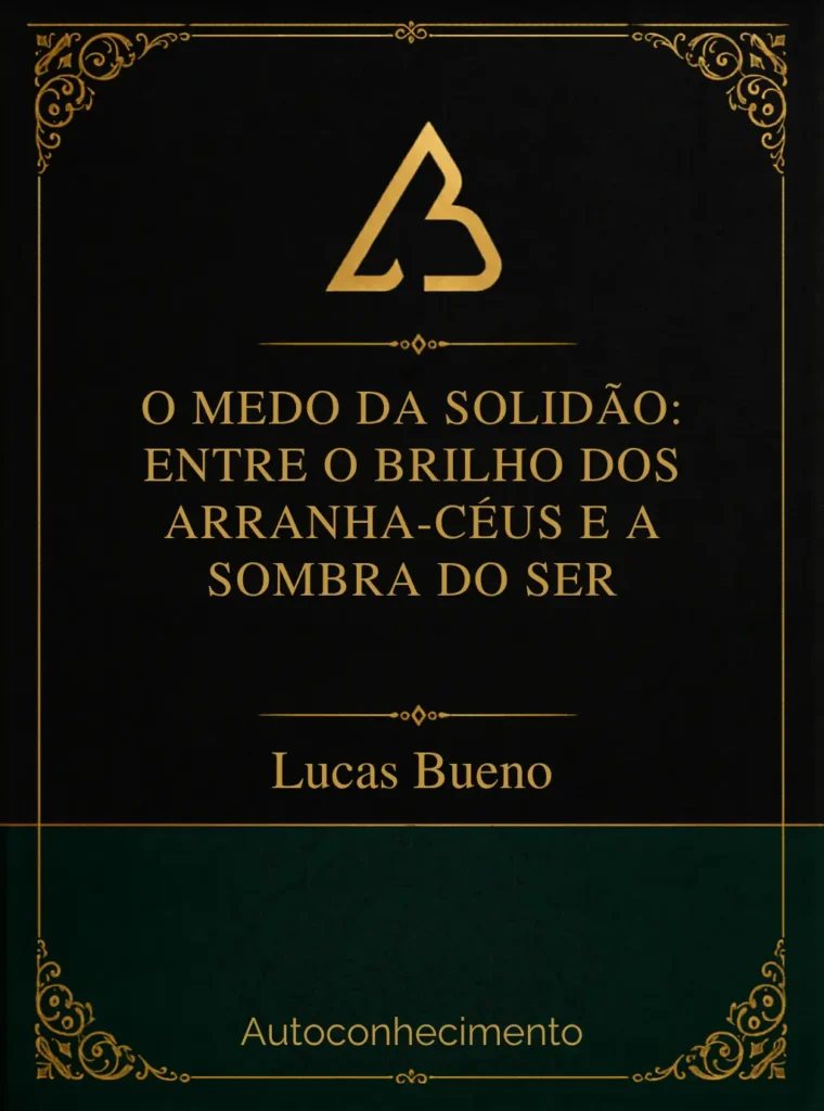 Capa - O medo da solidão Entre o brilho dos arranha-céus e a sombra do Ser